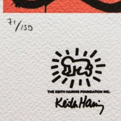 Keith Haring (d'après) sans titre années 1980 2